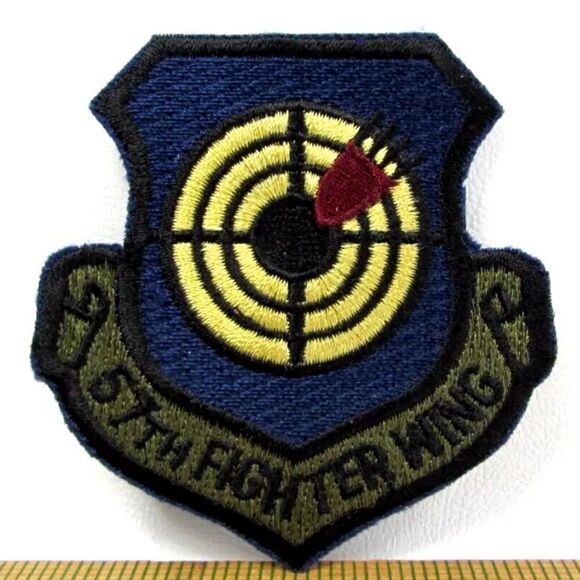 Post Vietnam War USAF US Air Force 57th Fighter Weapons Wing Patch - Picture 1 of 5